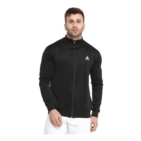 1 - Aesthetic Bodies Men's Dry Fit Jacket,  Black  Medium 