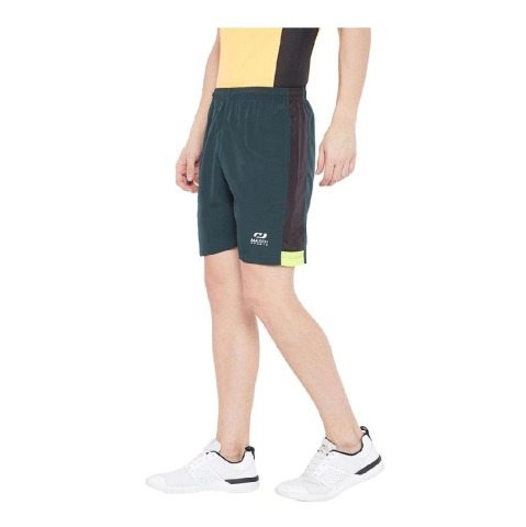 4 - Masch Mens Regular Fit Polyester Shorts (MSSH 0618 CS NEONHP BTLGRB),  Large  Bottle Green 