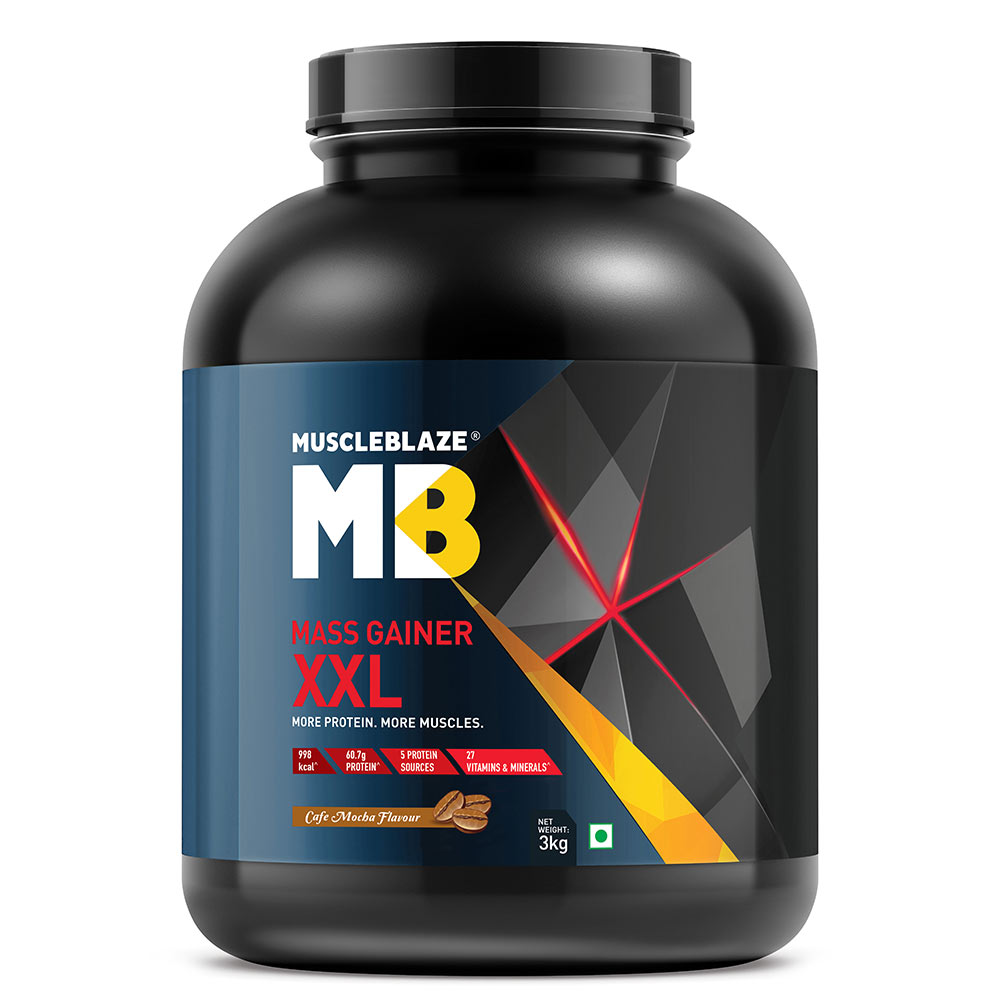 2 - MuscleBlaze Mass Gainer XXL OP,  6.6 lb  Cafe Mocha 