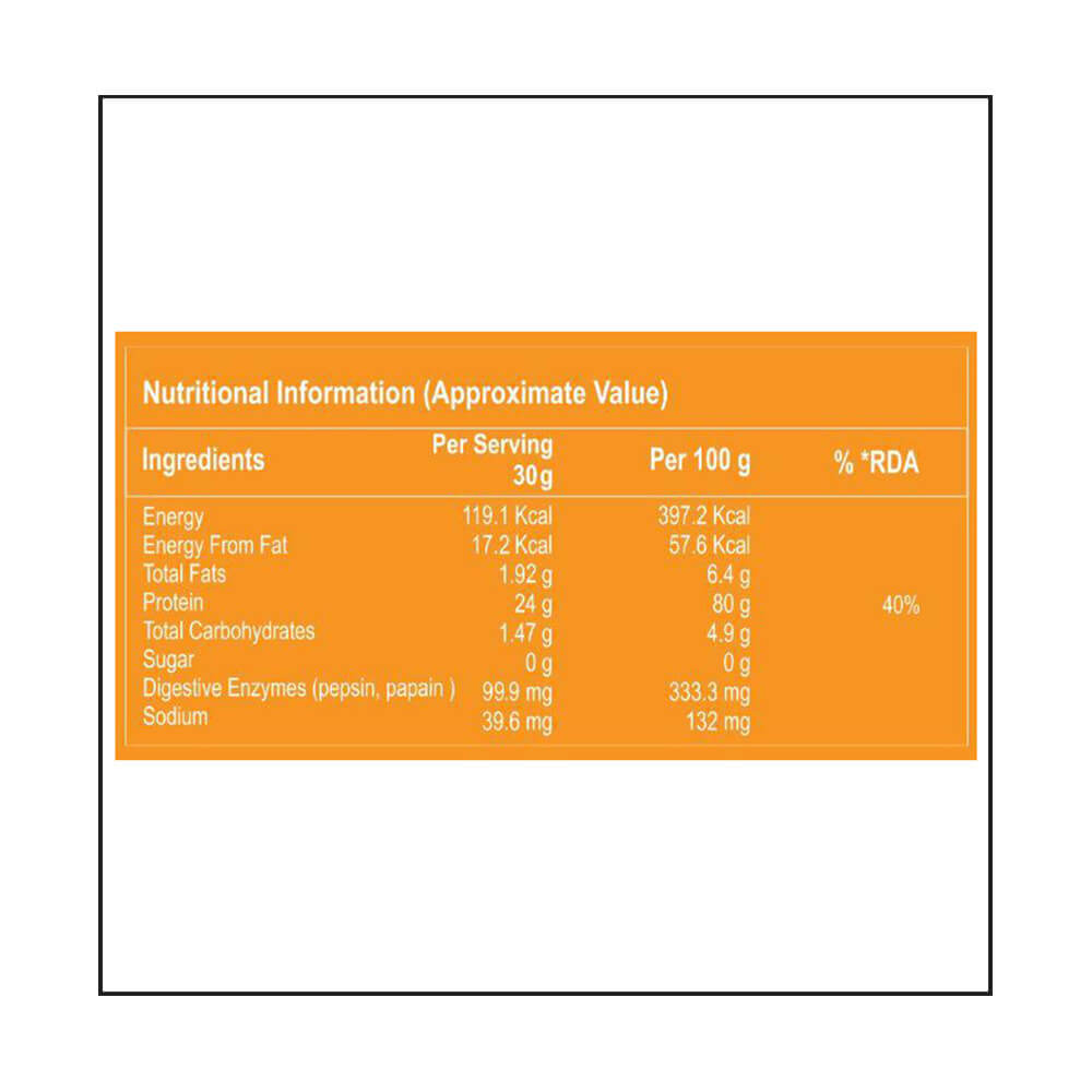 supplement - Fitup Life Raw Protein,  2.2 lb  Unflavoured 