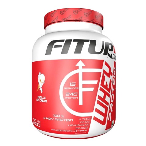 1 - Fitup Life Whey Protein,  1.1 lb  Vanilla Ice Cream 