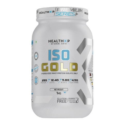 1 - HealthXP Premium Series Iso Gold,  2.2 lb  Cookies & Cream 