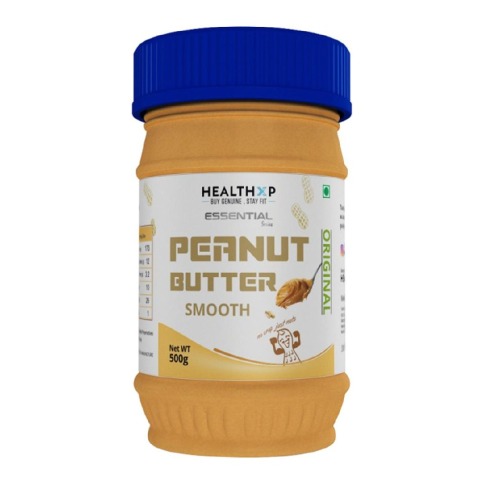 HealthXP Essential Series Peanut Butter,  0.500 kg  Smooth 