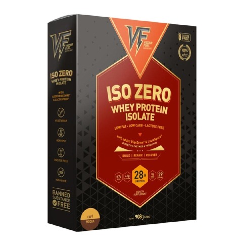 1 - Vigour Fuel Iso Zero Whey Protein Isolate,  2 lb  Cafe Mocha 