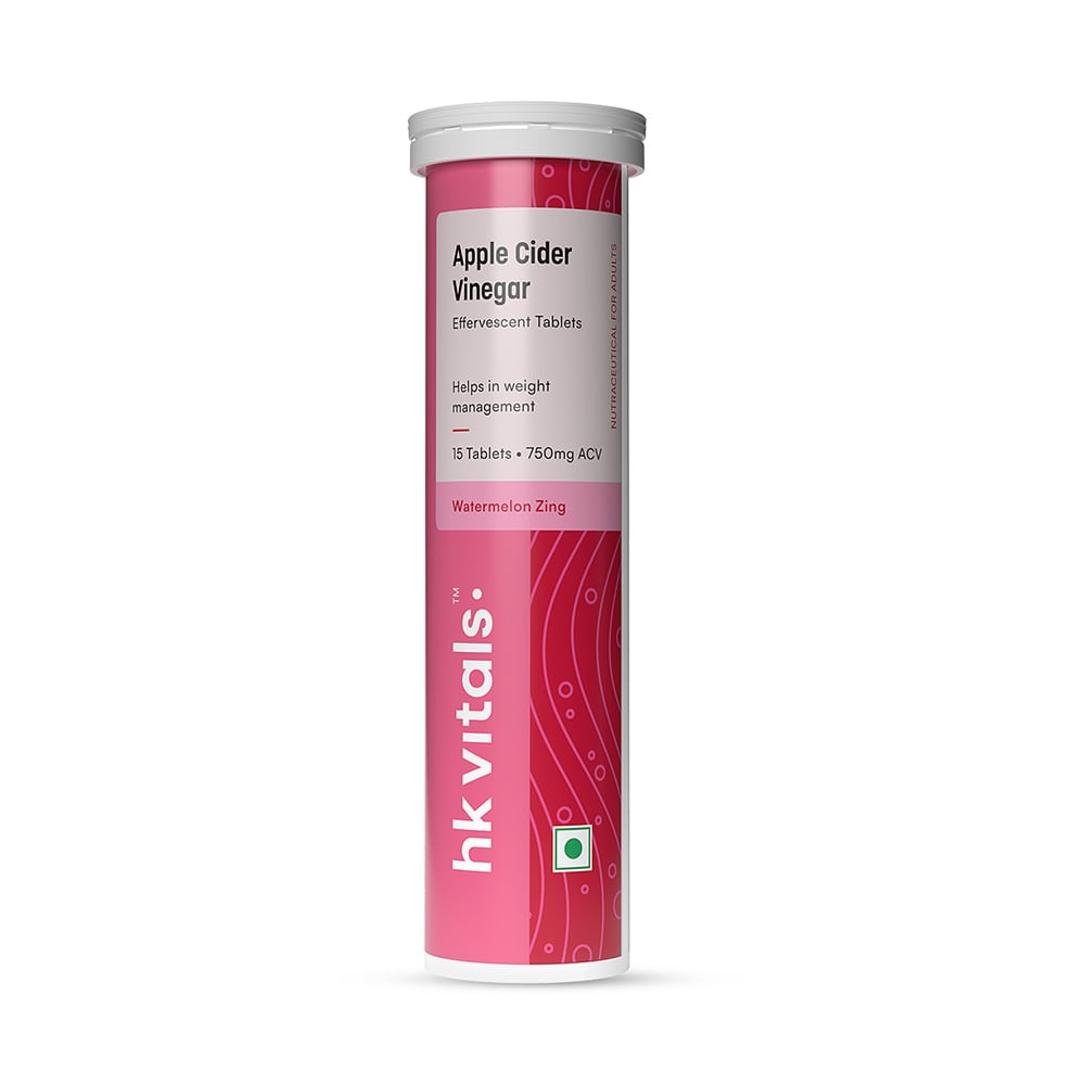 1 - HK Vitals ACV Effervescent 750 mg,  15 tablet(s)  Watermelon 