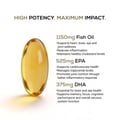 12 - TrueBasics Fish Oil with 1150mg Omega-3 525mg EPA 375mg DHA, 60 capsules