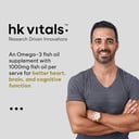 3 - HK Vitals Advanced Omega-3 with 360mg EPA & 240mg DHA,  60 capsules 