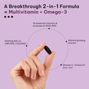 4 - HK Vitals Multivitamin + Omega-3,  60 softgels  Unflavoured