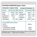 10 - HK Vitals Fish Oil 1000mg with 180mg EPA and 120mg DHA,  30 capsules