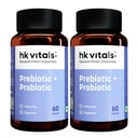 HK Vitals Pre and Probiotics 60 Caps - Pack Of 2