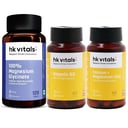 Magnesium Glycinate 120 Tabs and Calcium and Vitamin D3 60 Tabs Combo