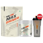 Fuel One Max Gainer 1kg Chocolate & Creatine Monohydrate 100g Combo