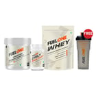 Fuel One Whey Protein 1 kg Chocolate & 100g Creatine Monohydrate & Daily Multivitamin 30 Tabs Combo