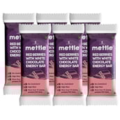 Mettle Energy Bar, 6 Piece(s)/Pack Red Berries with White Chocolate