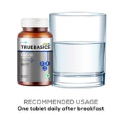 TrueBasics CoQ 10 AntiOxidant with 120mg of Kaneka Q10, 60 tablet(RecommendedUsage)