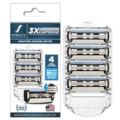 1 - Spruce Shave Club 3X Cartridges (Pack of 4)