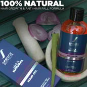 4 - Spruce Shave Club 100% Natural Hair Oil, 200 ml Red Onion
