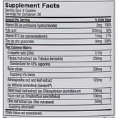 supplement - MuscleTech Test 3x SX-7 Black Onyx,  120 caplets  Unflavoured 