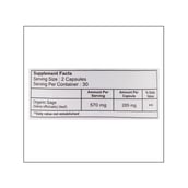 Supplement - Healthvit Sage 570 mg,  60 capsules 