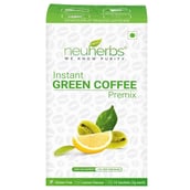 Neuherbs Instant Green Coffee Premix with Lemon,  15 sachets/pack 