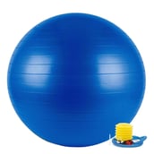 3 - Fitsy Yoga Ball with Pump, Blue 75 cm
