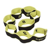 3 - Fitsy Yoga Stretching Belt,  Black  34 in 