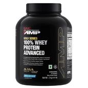 4 - GNC Amp Gold 100% Whey Protein Advanced,  4.4 lb  Vanilla Ice Cream 