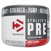 1 - Dymatize Atheletes Pre Workout,  0.44 lb  Fruit Punch 