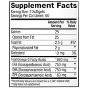 supplement - Dymatize Omega 3 Fish Oil, 120 softgels