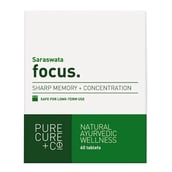 1 - Pure Cure + Co Saraswata Focus, 60 tablet(s)