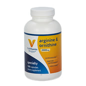 The Vitamin Shoppe L-Arginine-Ornithine (2000 mg),  100 capsules 