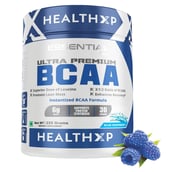 HealthXP BCAA 3 1 2,  0.49 lb  30 Servings  Blue Raspberry 