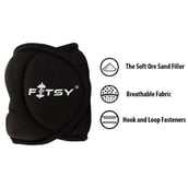 1 - Fitsy No 2308 Wrist Weight (AR1280),  Black  1 kg 