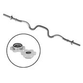 Fitsy Super Curl Bar - 120cm,  Silver 