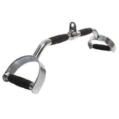Fitsy Lat Pull Down Bar - 65 cm,  Silver and Black 