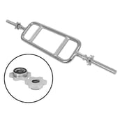 1 - Fitsy Rectagular Shape Tricep Bar,  Silver 