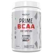 1 - HealthXP Prime BCAA,  0.55 lb  50 Servings  Unflavoured 