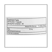 supplement - Healthvit DHEA (25 mg),  60 capsules 