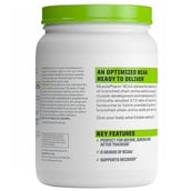description - MusclePharm BCAA Essentials,  1.13 lb  60 Servings  Blue Rapsberry 