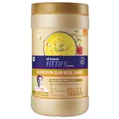 1 - Saffola FITTIFY Gourmet Hi Protein Slim Meal Shake, 0.420 kg Royal Kesar Pista