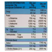 supplement - International Protein BCAA 2:1:1,  0.59 lb  27 Servings  Strawberry Kiwi 