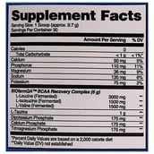 supplement - Evogen Aminoject BCAA,  0.64 lb  30 Servings  Blue Raspberry 