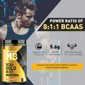 10 - MuscleBlaze BCAA Gold 8:1:1,  0.99 lb  30 Servings  Raspberry Lemonade 