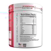 Back - HealthXP Alpha EAA Essential Amino Acids,  0.66 lb  30 Servings  Blue Raspberry 