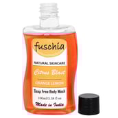 1 - Fuschia Soap Free Body Wash,  100 ml  Citrus Blast Orange Lemon 