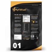 Back - MyFitFuel MFF Diet Whey Gold Protein,  2.2 lb  Café Mocha 