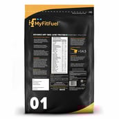 Back - MyFitFuel Advance MFF 100% Whey Protein,  1.1 lb  Chocolate Fudge 