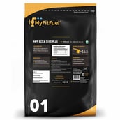 Back - MyFitFuel BCAA 5:1:1 Plus,  0.22 lb  15 Servings  Unflavoured 
