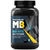 2 - MuscleBlaze MB-VITE Multivitamin OP,  120 tablet(s)  Unflavoured 