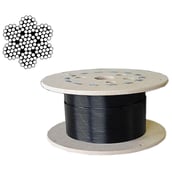 1 - B Fit USA Gym Wire 5 mm 20 Meters Rope,  PU Coated Cable Inside Steel 